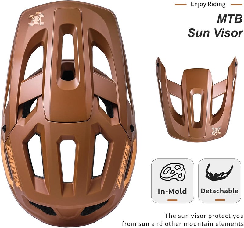 BATFOX Bike Helmet,Mountain Bike Helmet Helmets for Men Women Adults Youth - Image 3